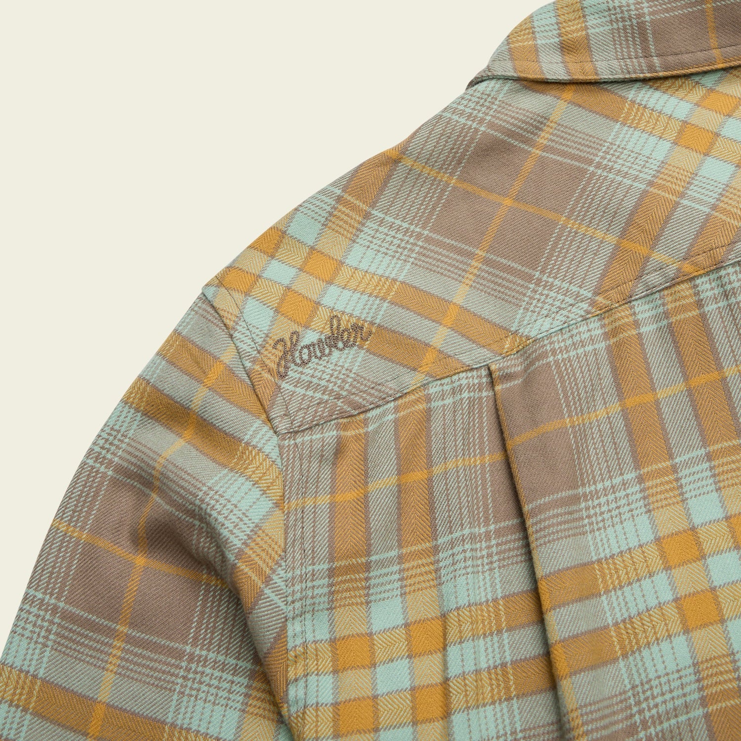 Harker's Flannel - Kempton Plaid : Taupe - View 7