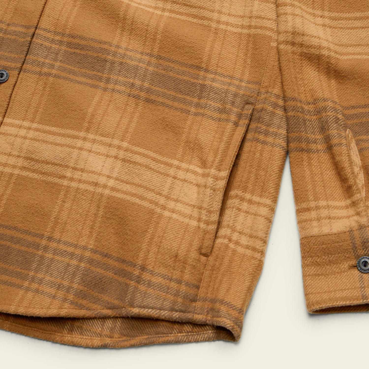 Salvo Hooded Blanket Flannel - Mesa Plaid : Duck Brown - View 6