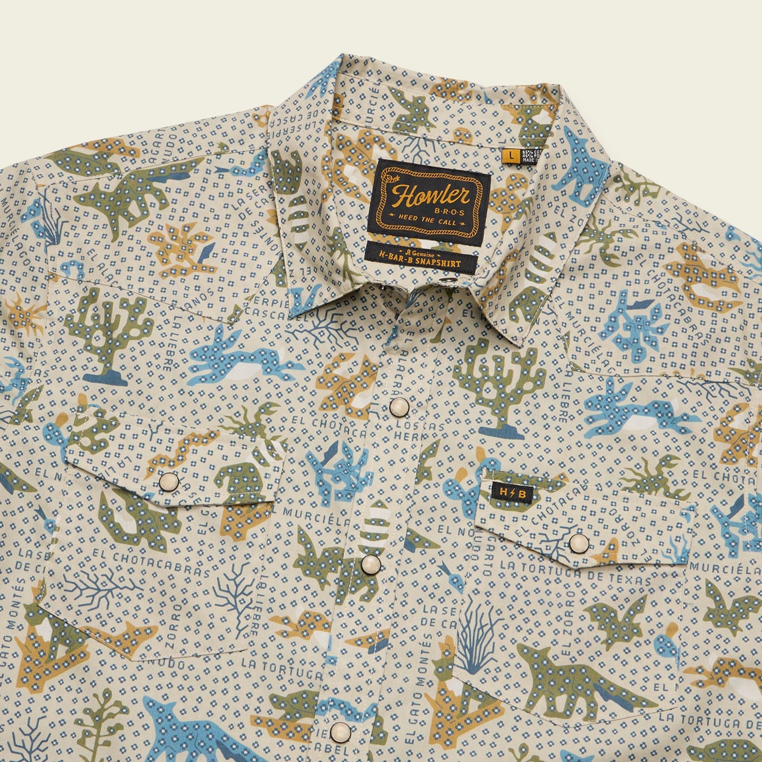 H Bar B Snapshirt - Ecosistema : Sand - View 3