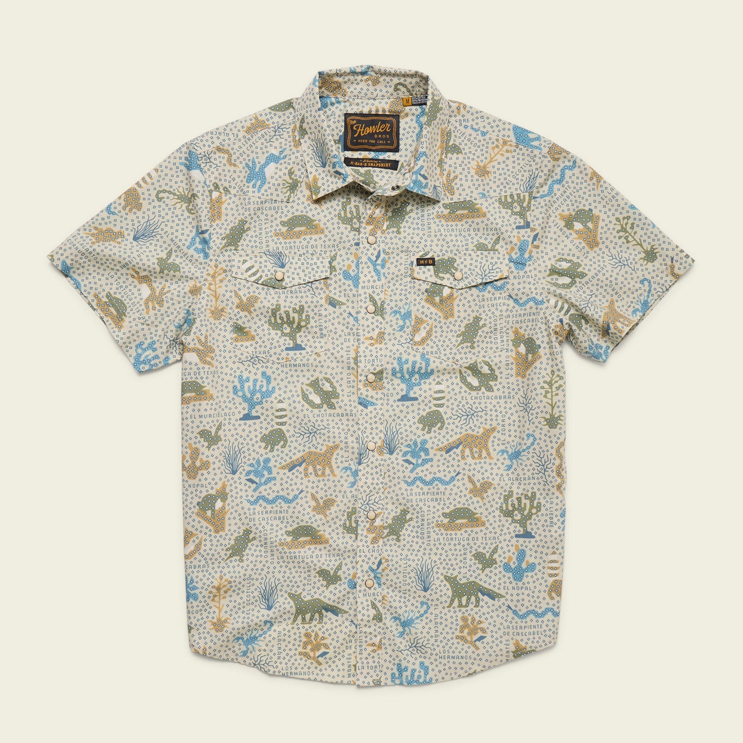 H Bar B Snapshirt - Ecosistema : Sand - View 1