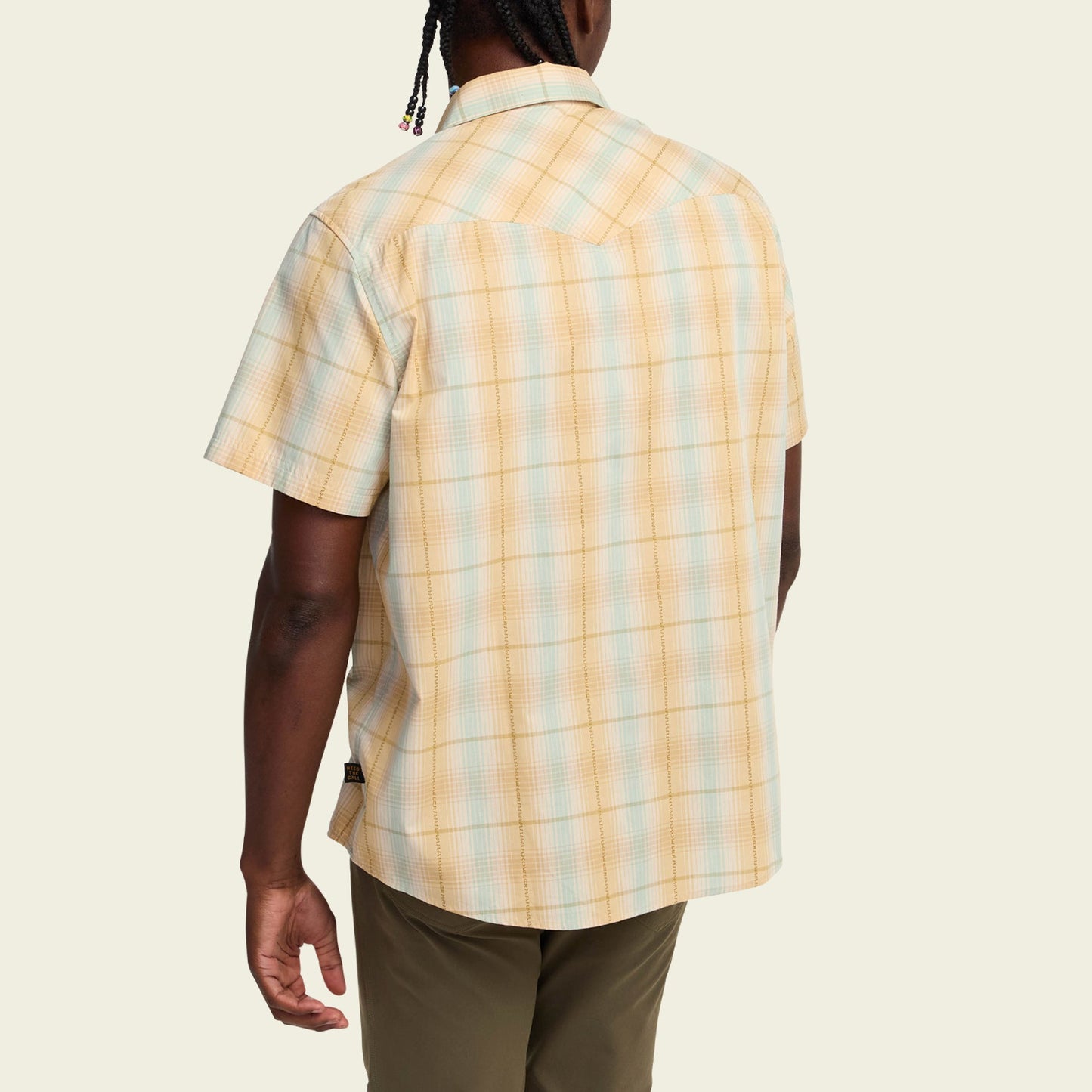 H Bar B Snapshirt - Prairie Plaid : Gold - View 5