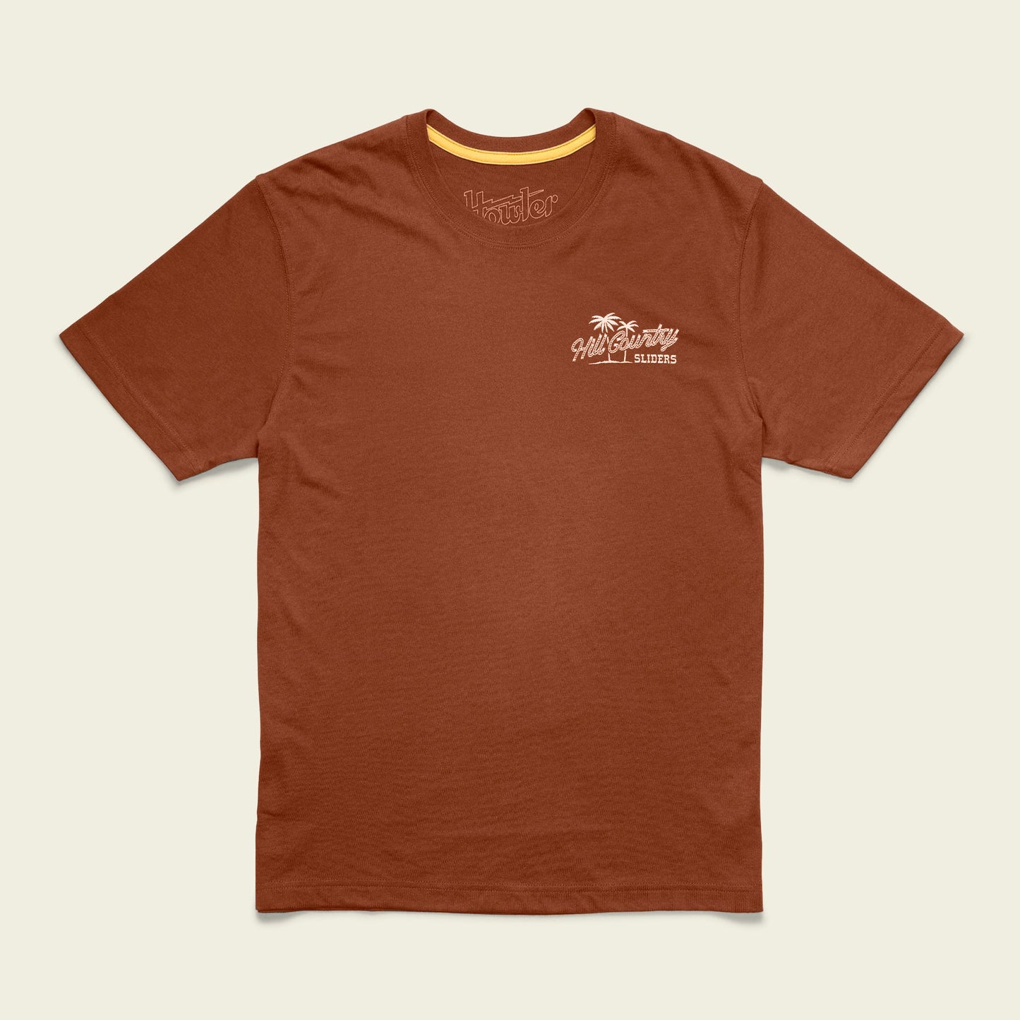 HCS Inland Surf Club Cotton T-Shirt - Caramel - View 3