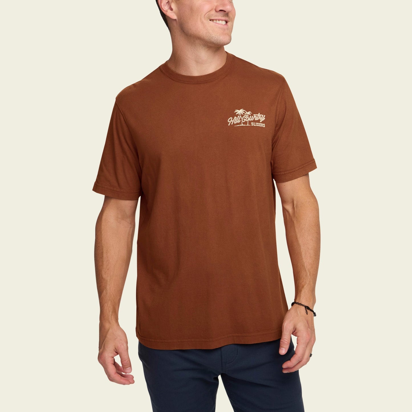 HCS Inland Surf Club Cotton T-Shirt - Caramel - View 4