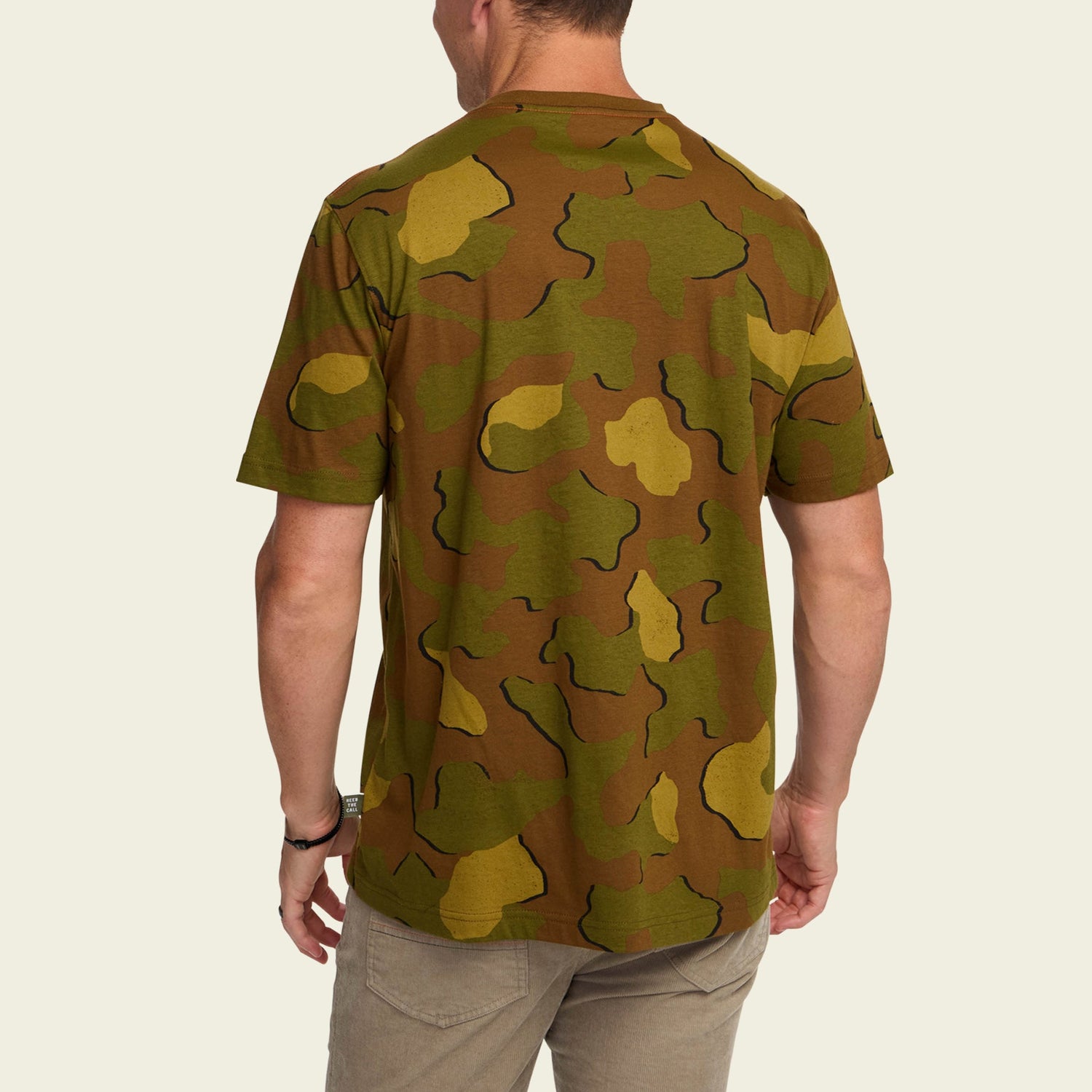 Howler Slab Cotton T-Shirt - Mimetico : Fatigue - View 4