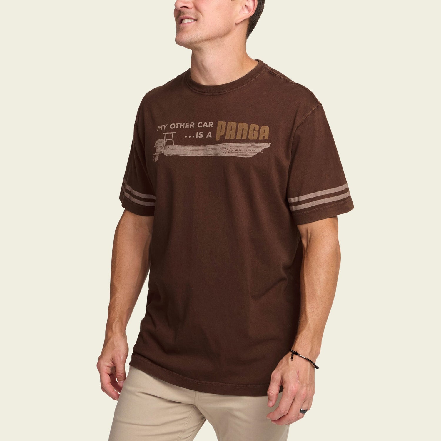 Panga Cotton T-Shirt - Mahogany - View 3