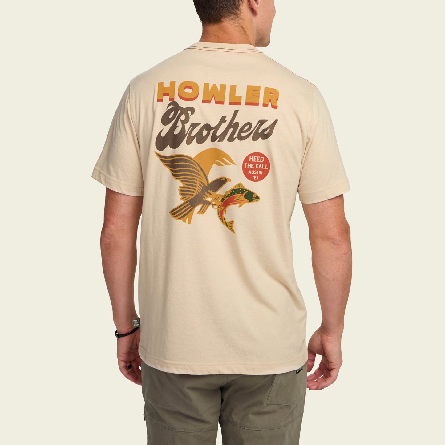 Osprey Prey Pocket T-Shirt - Sand Heather - View 5