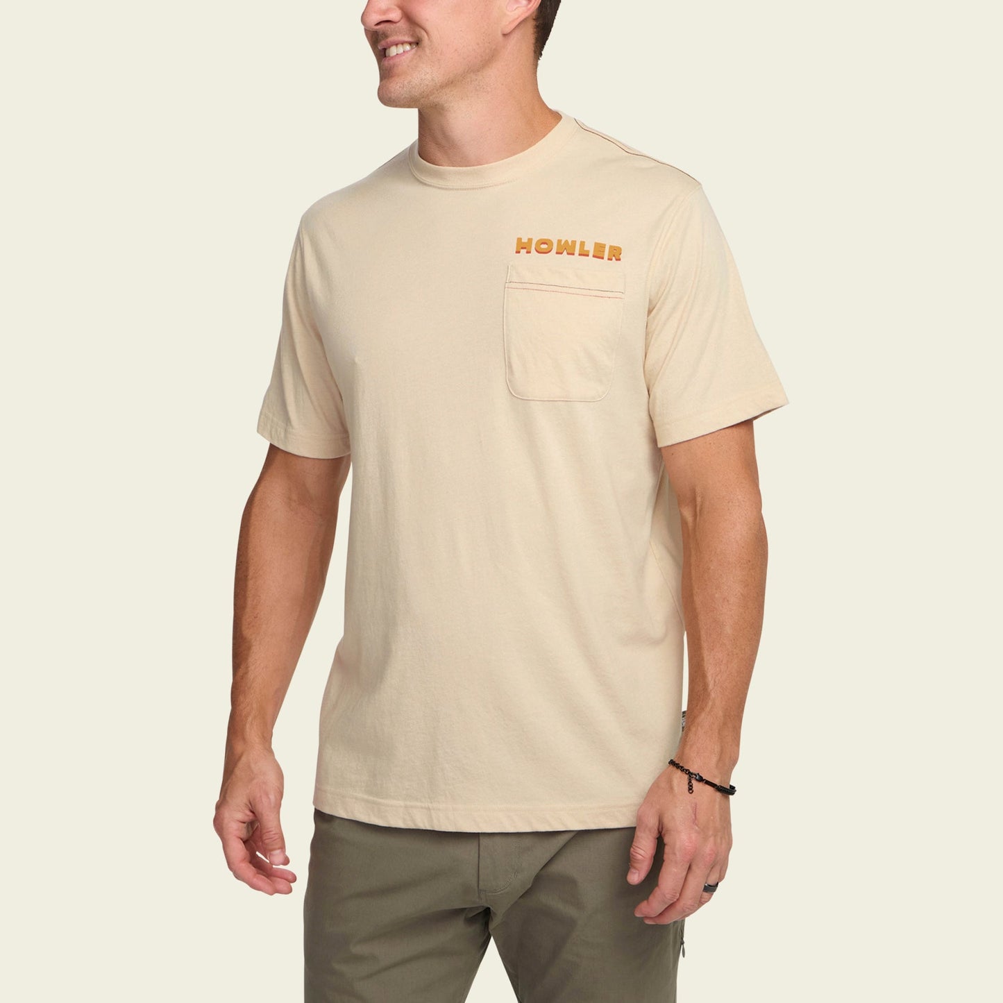 Osprey Prey Pocket T-Shirt - Sand Heather - View 4