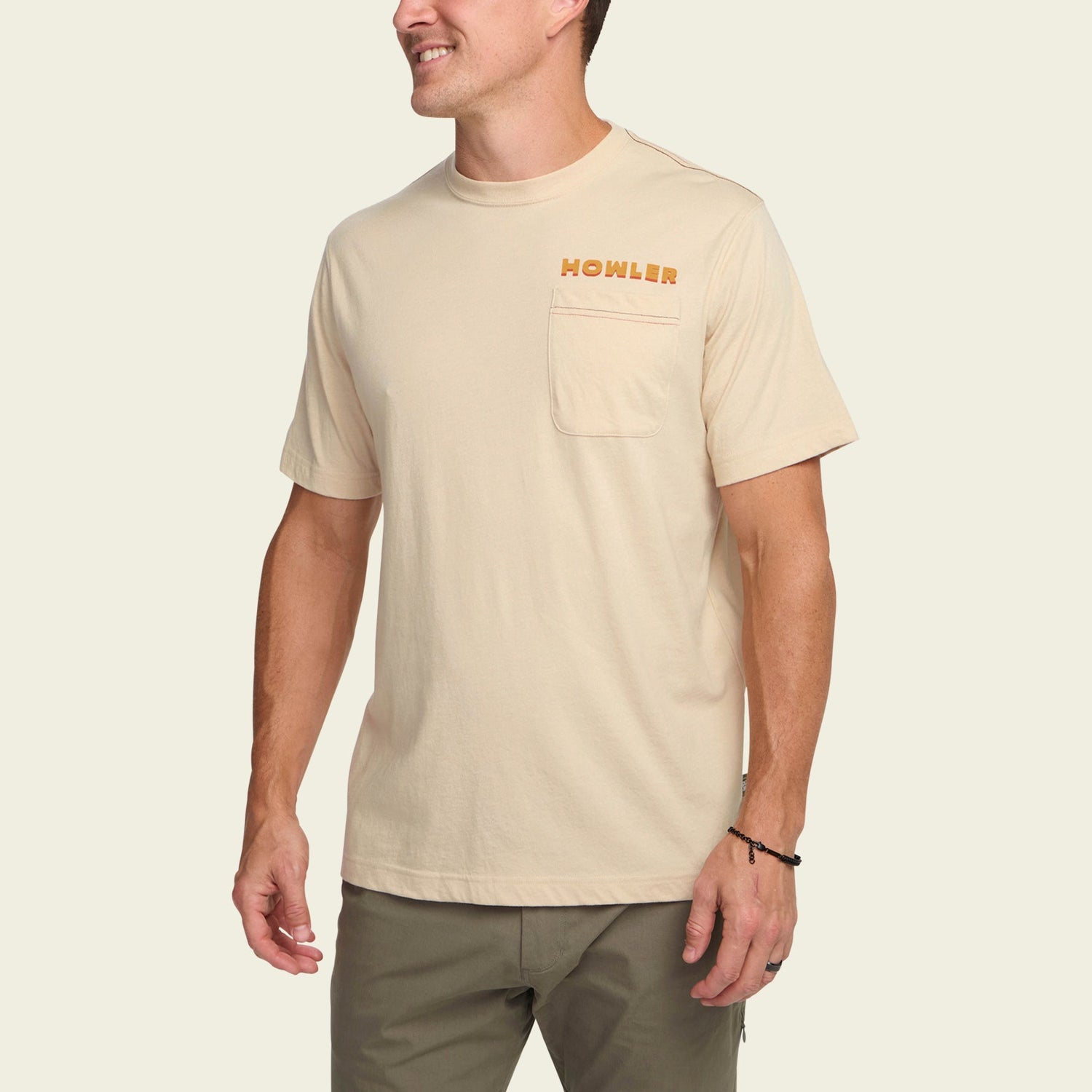 Osprey Prey Pocket T-Shirt - Sand Heather - View 4