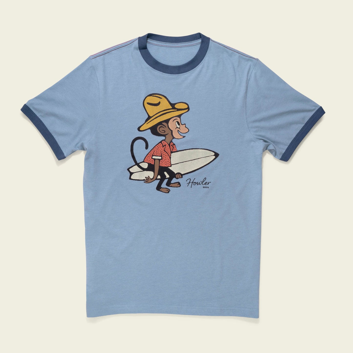 El Monito Surfs Ringer T - View 1