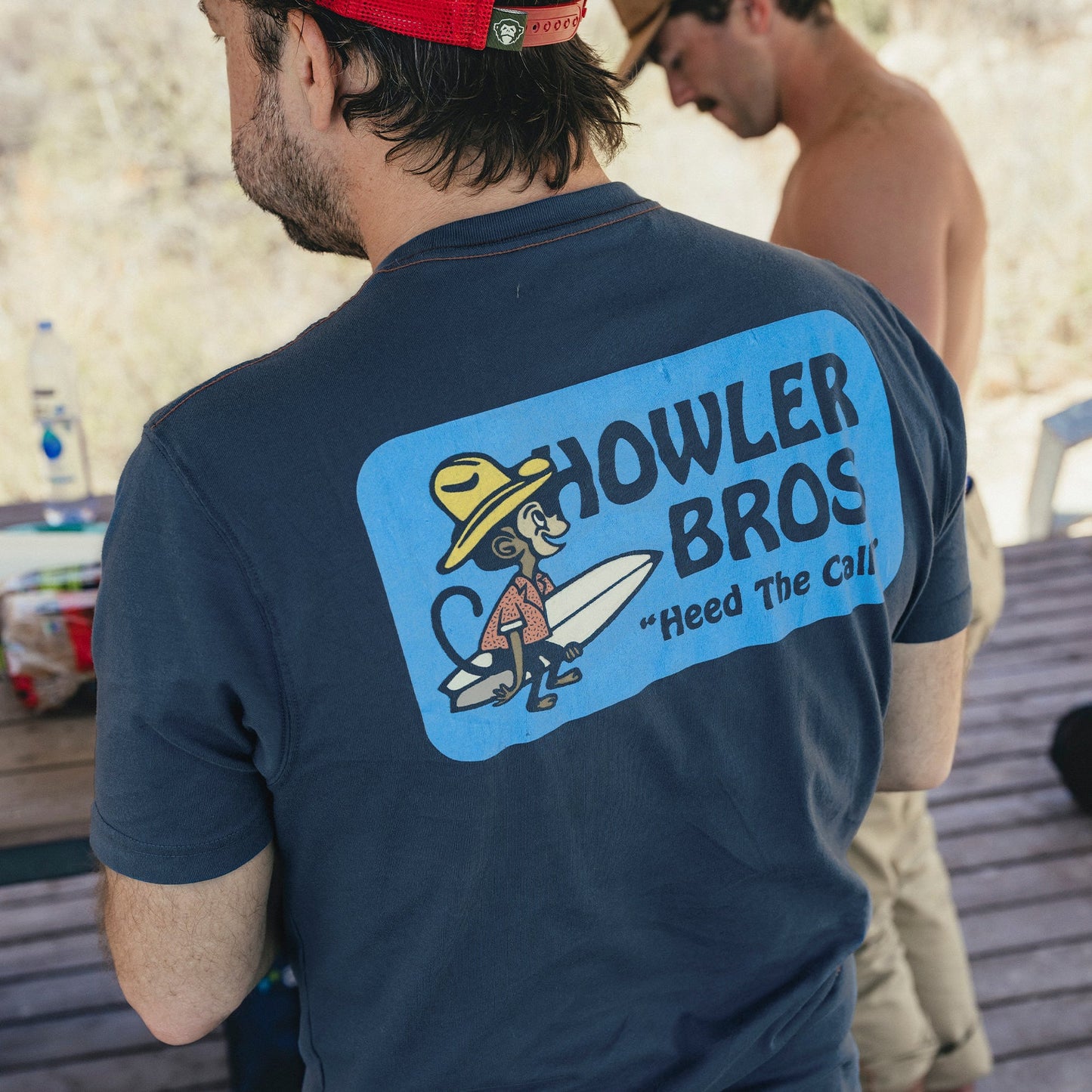 El Monito Surfs Badge T-Shirt - Key Largo - View 2