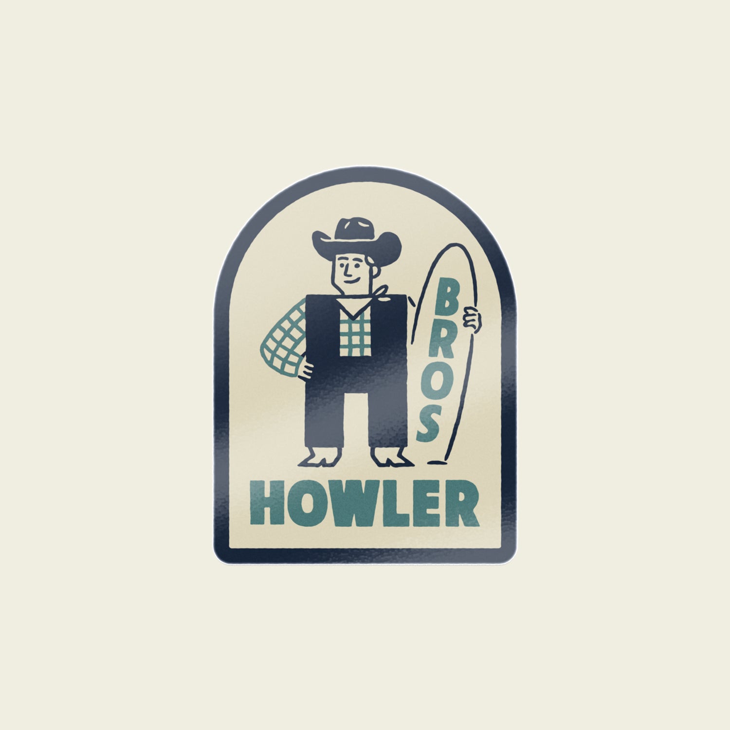 Howler Western Wear Sticker