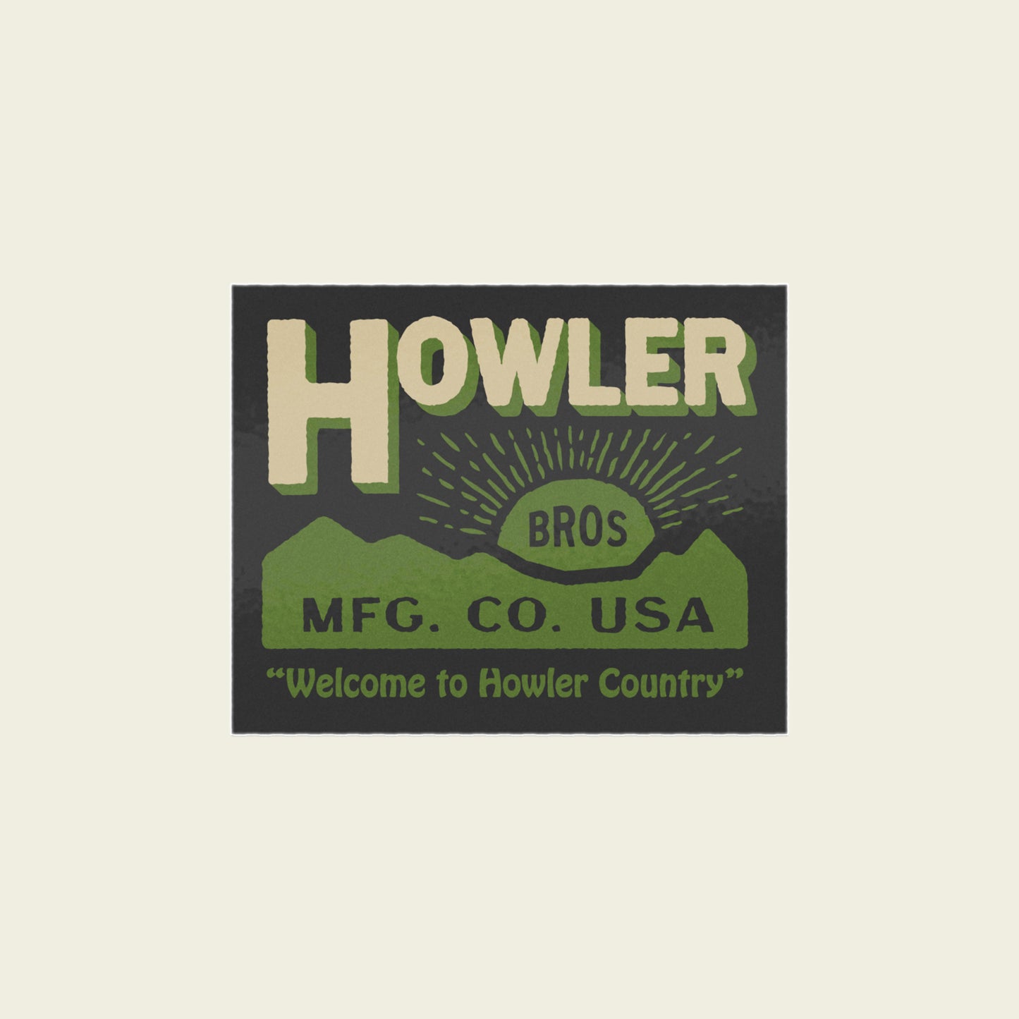 HB Mfg. Co. Sticker - View 1