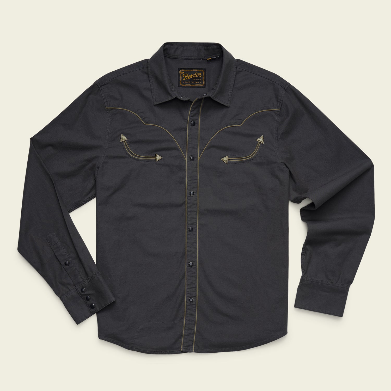 Broncbuster Longsleeve Snapshirt - Moonless Night