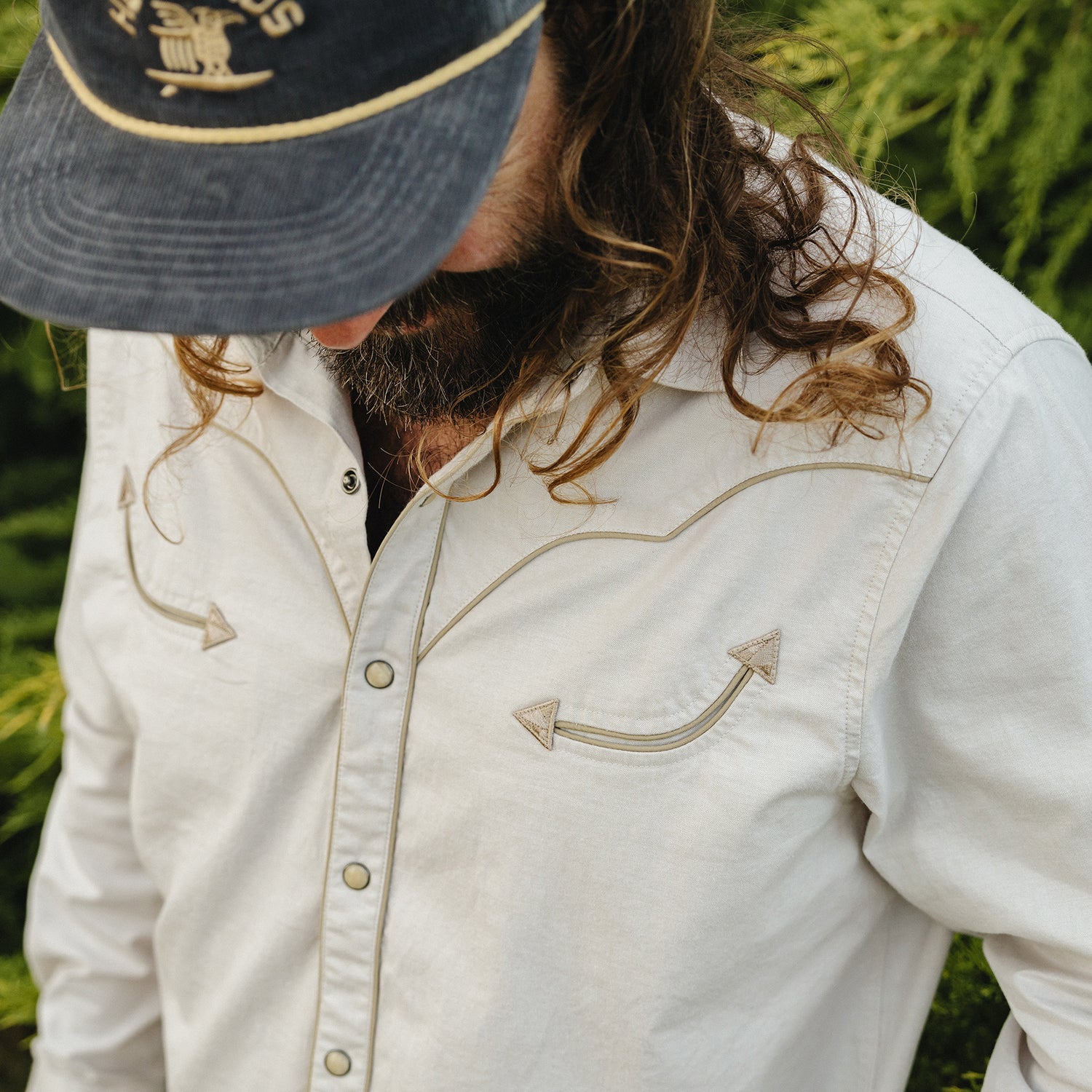 Broncbuster Longsleeve Snapshirt - Prairie Dust