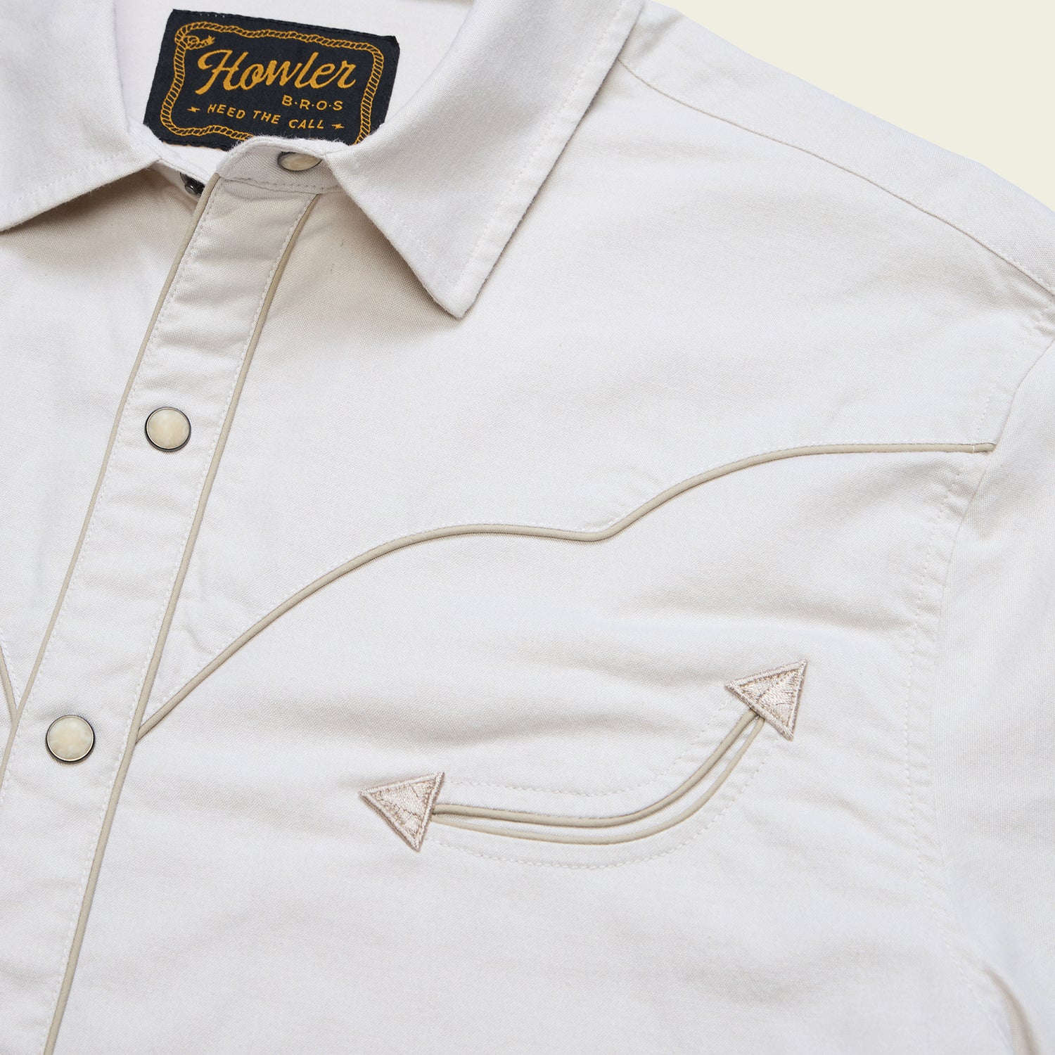 Broncbuster Longsleeve Snapshirt - Prairie Dust - View 5