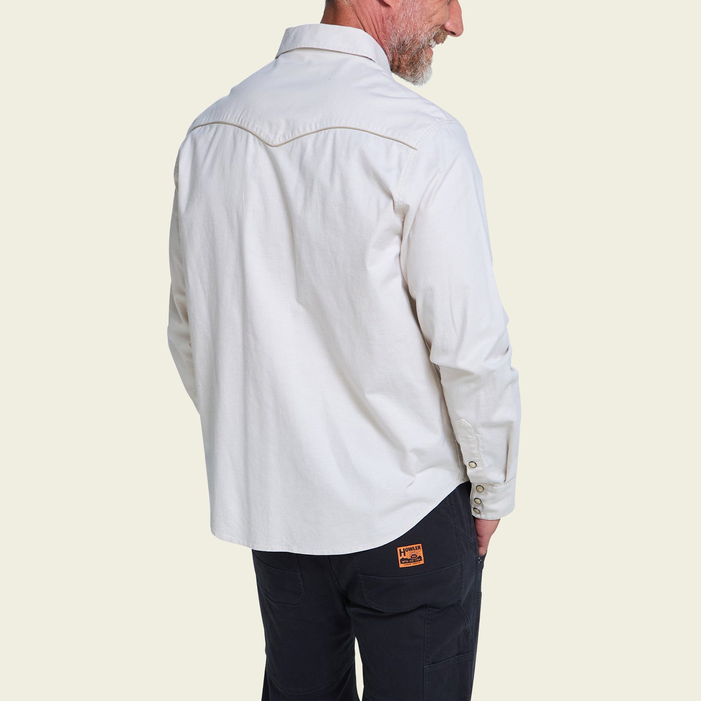 Broncbuster Longsleeve Snapshirt - Prairie Dust - View 6