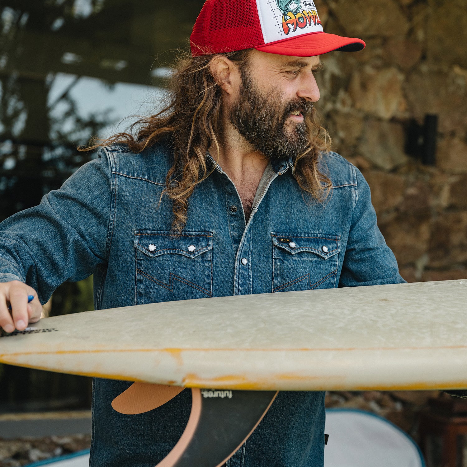 Dust Up Denim Snapshirt - Bolan Classic Wash