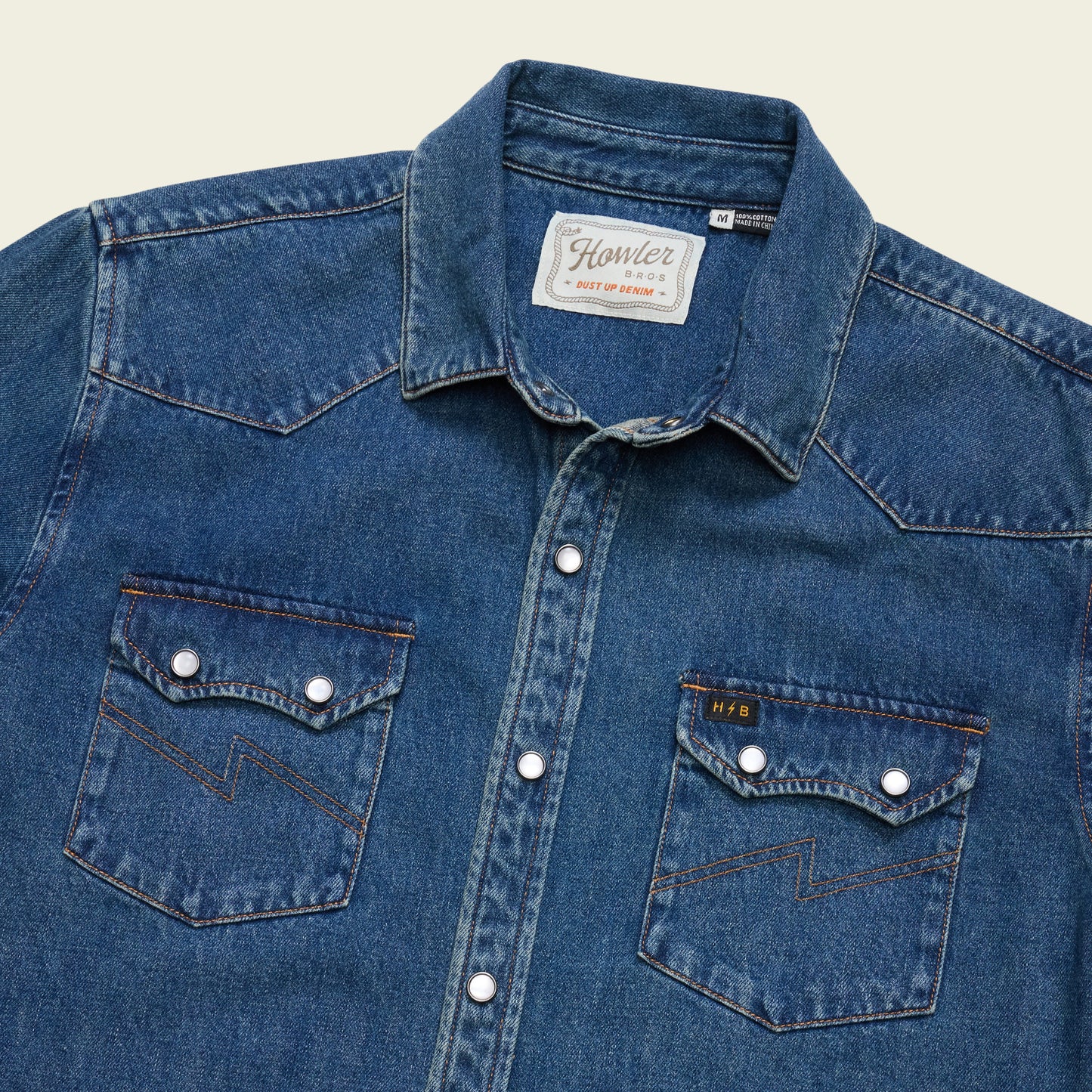 Dust Up Denim Snapshirt - Bolan Classic Wash - View 3