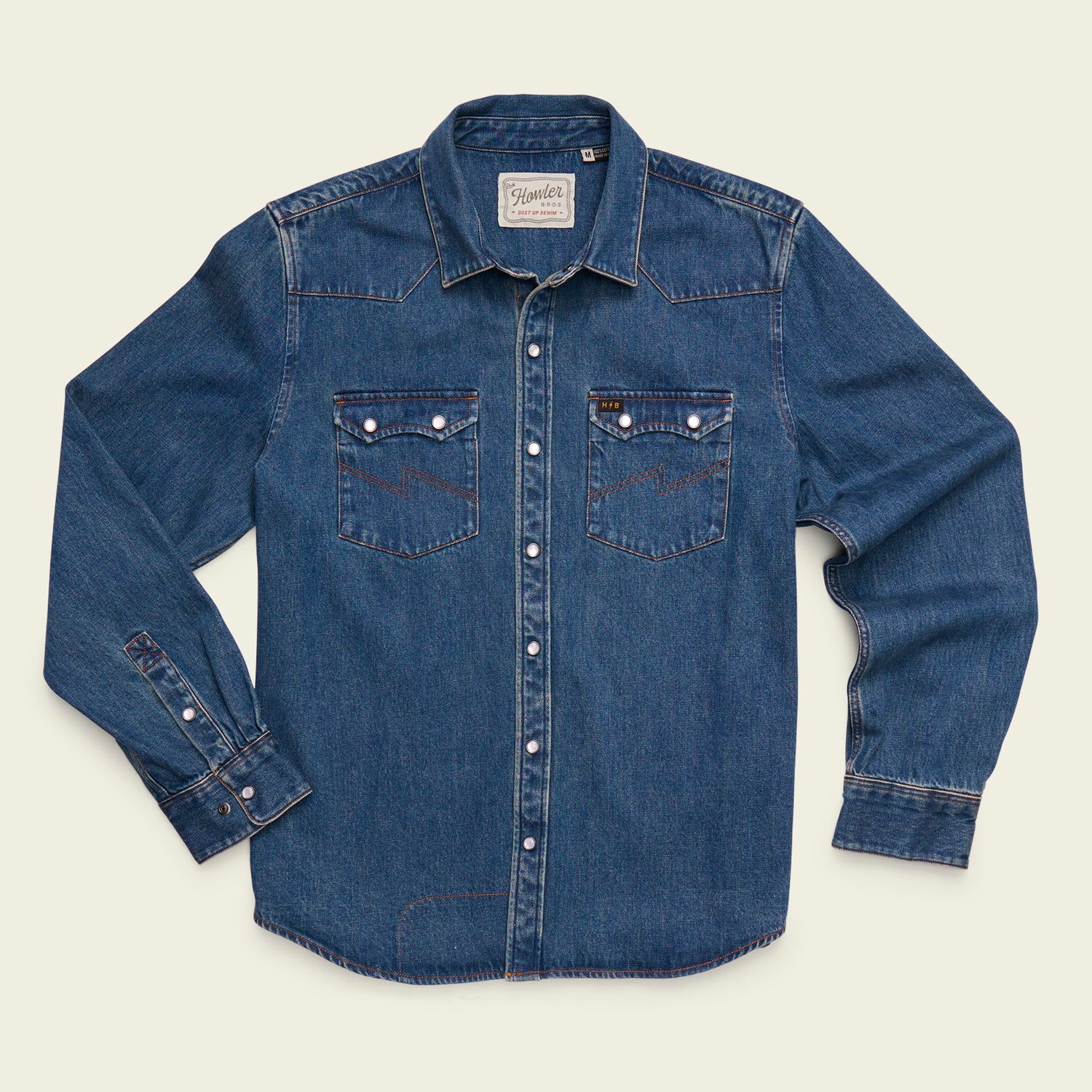 Dust Up Denim Snapshirt - Bolan Classic Wash