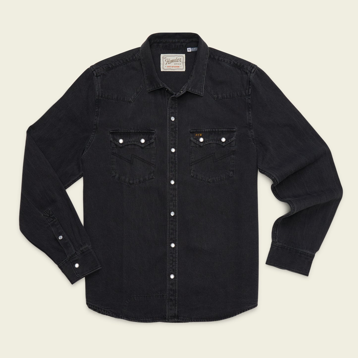 Dust Up Denim Snapshirt - View 7