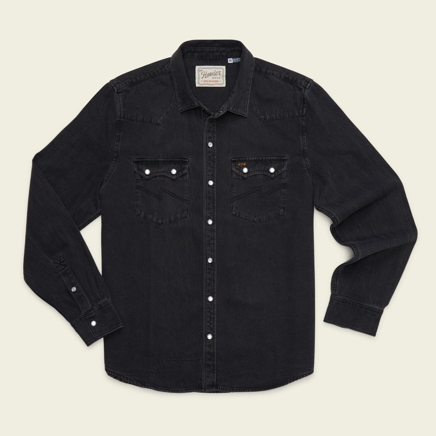 Dust Up Denim Snapshirt - Morrison Black Wash
