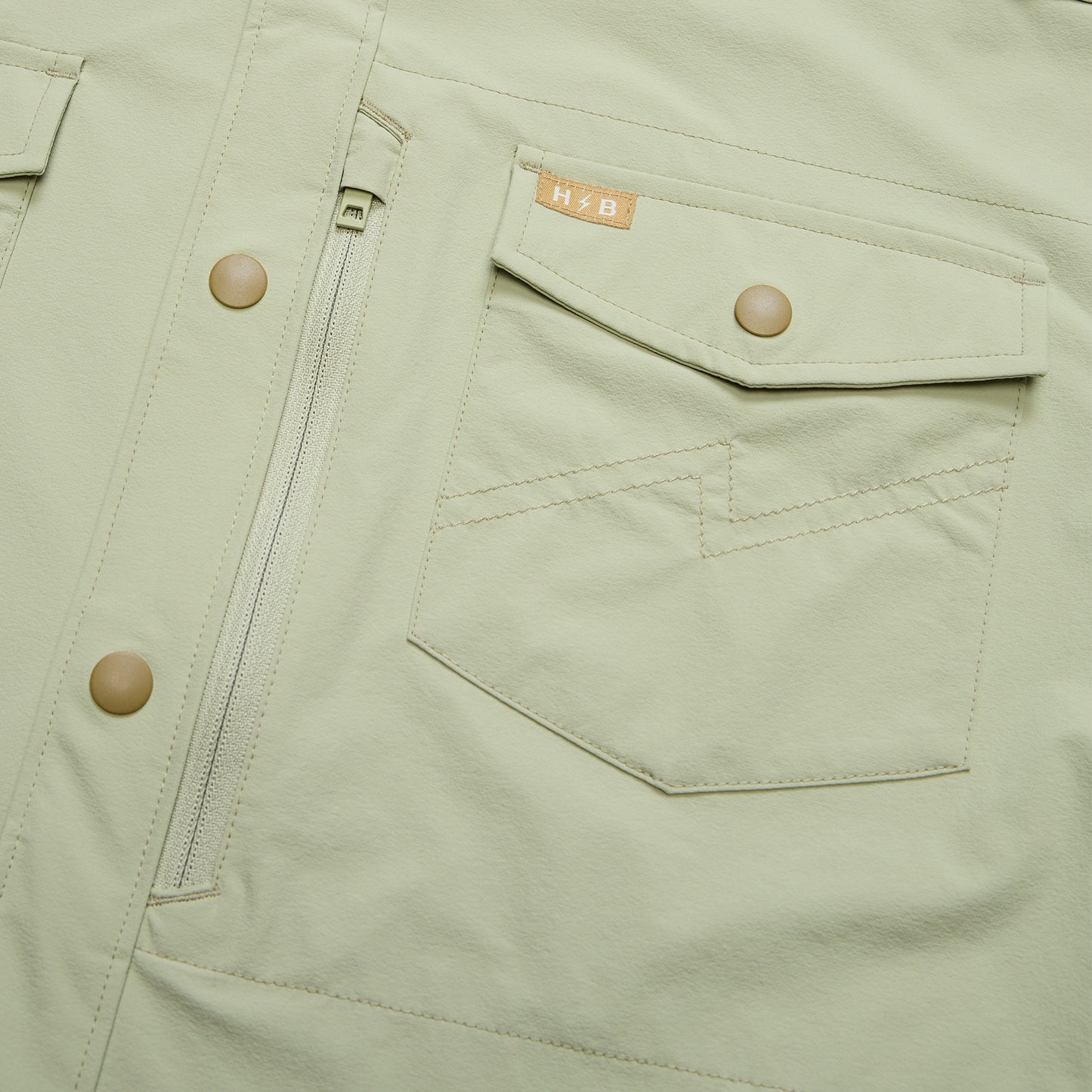 Emerger Tech Longsleeve - Fog Green - View 6