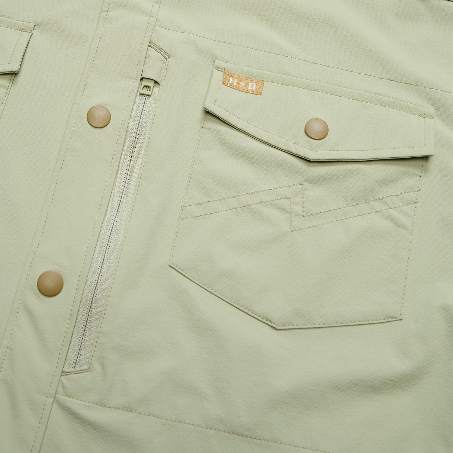 Emerger Tech Longsleeve - Fog Green - View 6