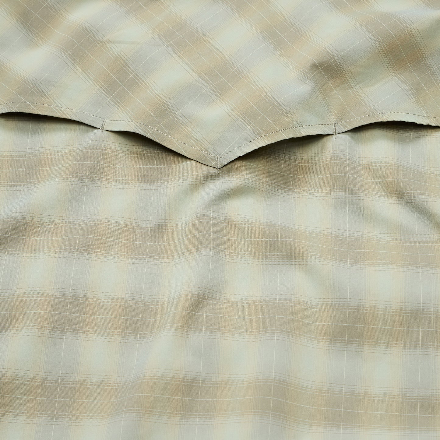 H Bar B Tech Longsleeve - Kent Plaid : Fog Green - View 9