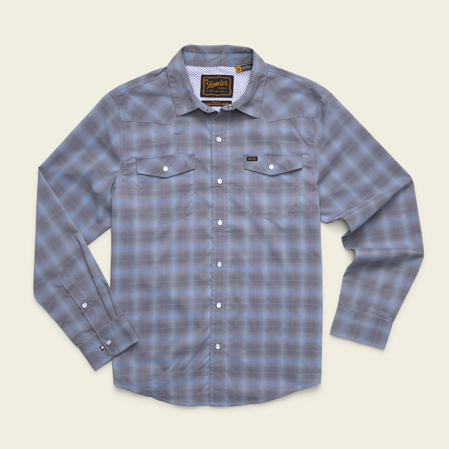 H Bar B Tech Longsleeve - Kent Plaid : Tradewinds