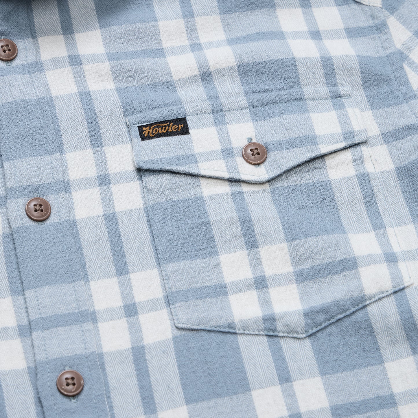 La Grange Lightweight Flannel - Cohen Plaid : Iron Blue - View 5