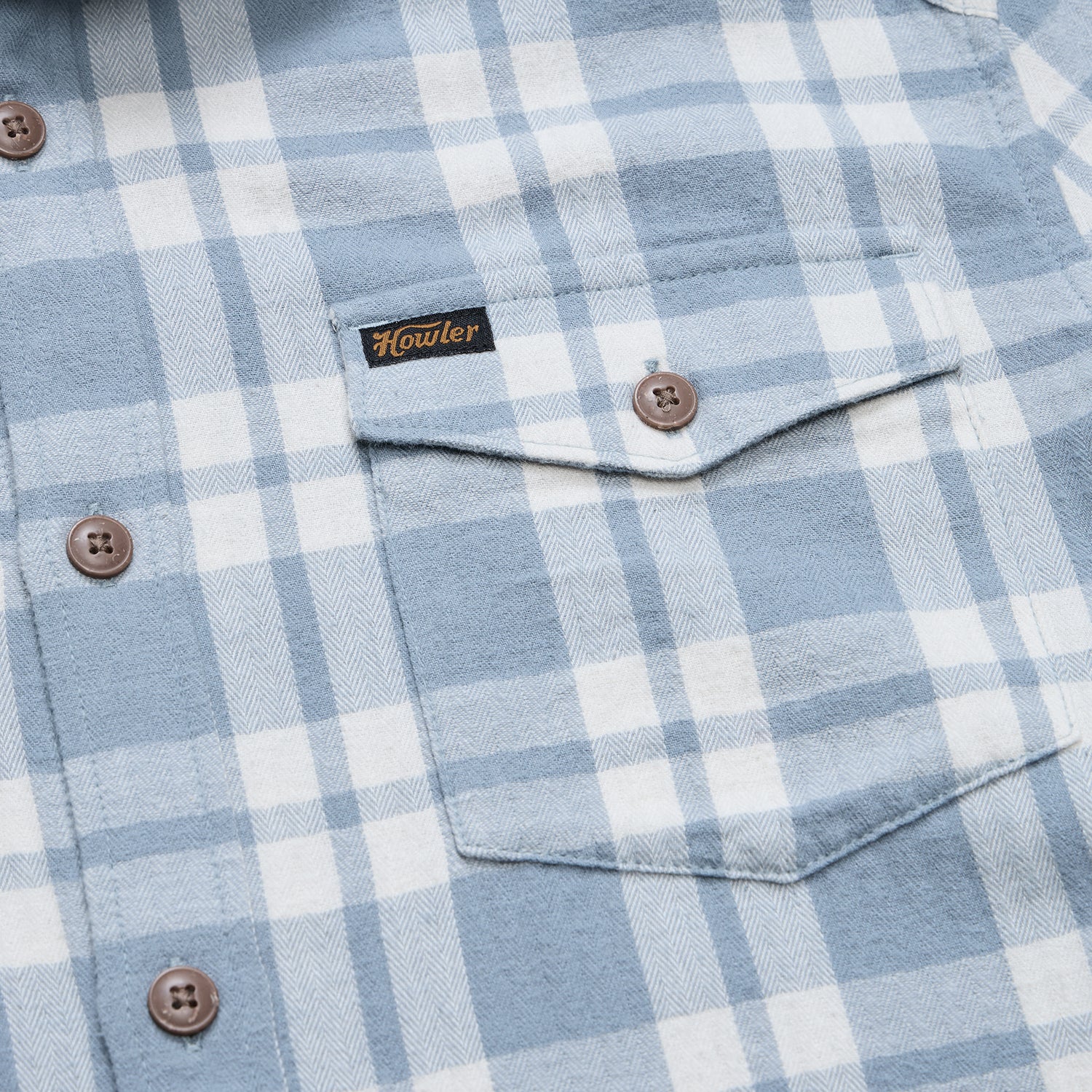 La Grange Lightweight Flannel - Cohen Plaid : Iron Blue - View 5