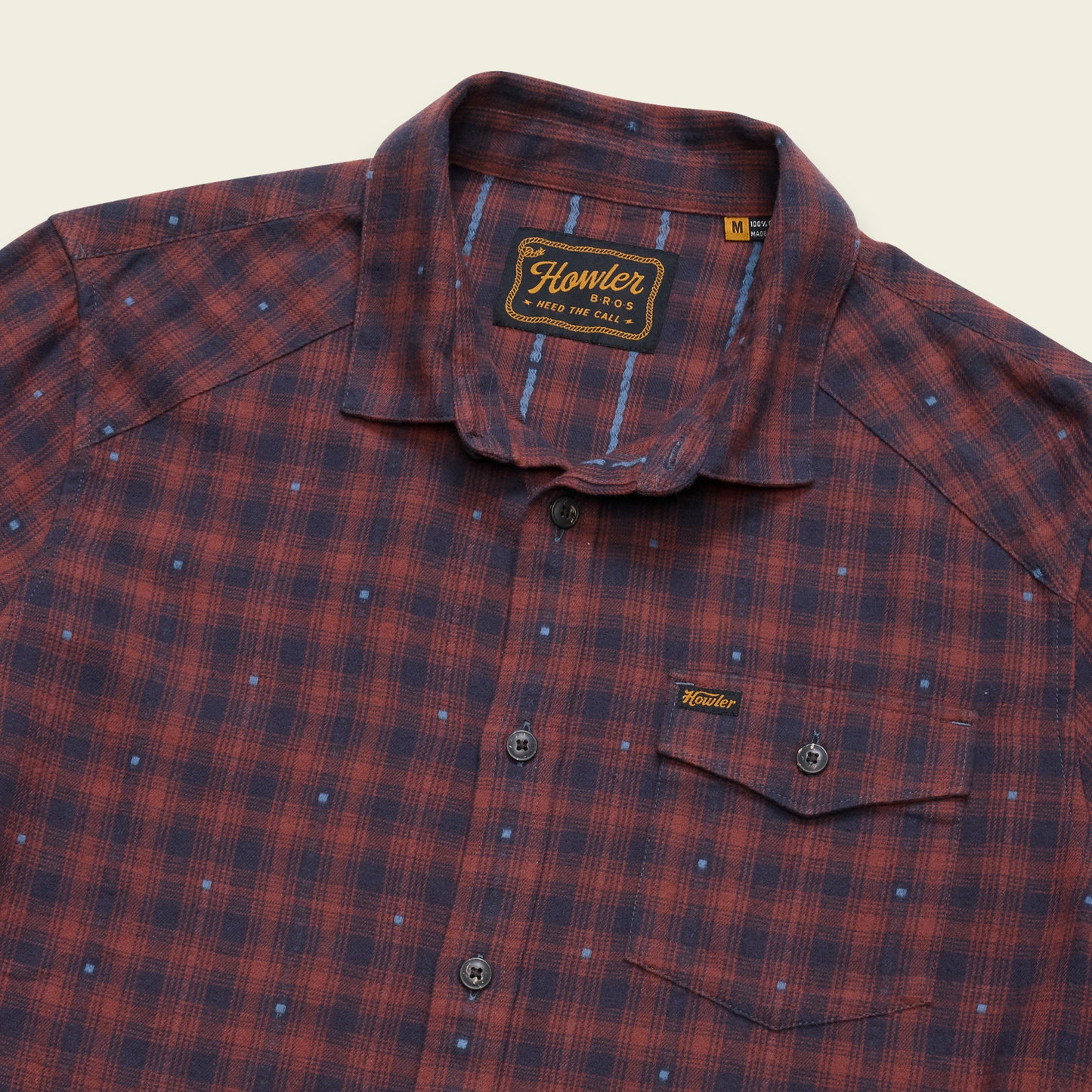 La Grange Lightweight Flannel - Franklin Plaid : Brick House - View 3