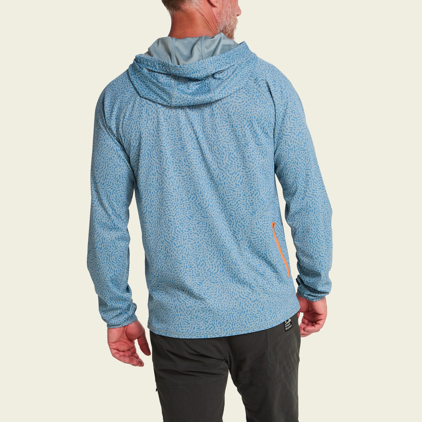 Loggerhead Hoodie - Pond Patterns : Iron Blue - View 5