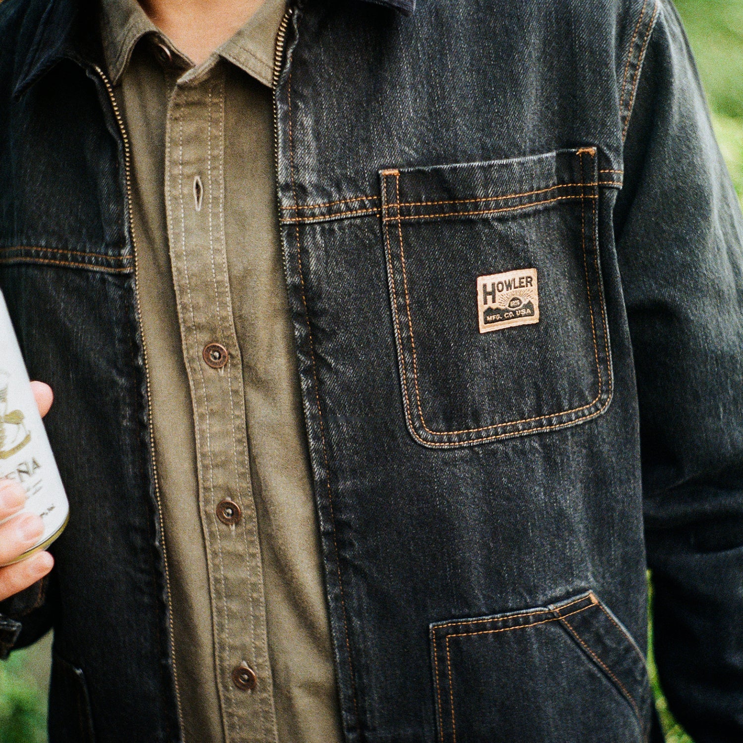 Conveyor Coat - Blacktop Denim