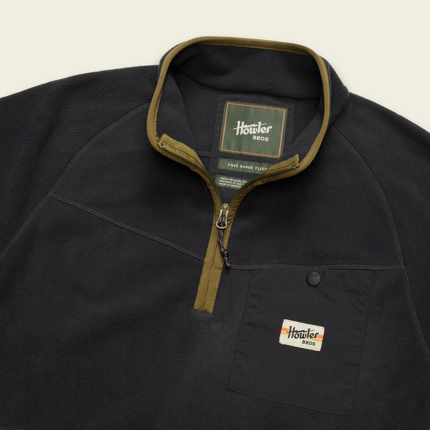 Free Range Fleece Pullover - Carbonite - View 3