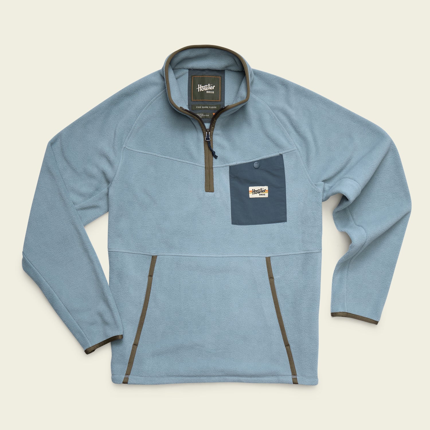 Free Range Fleece Pullover - Iron Blue
