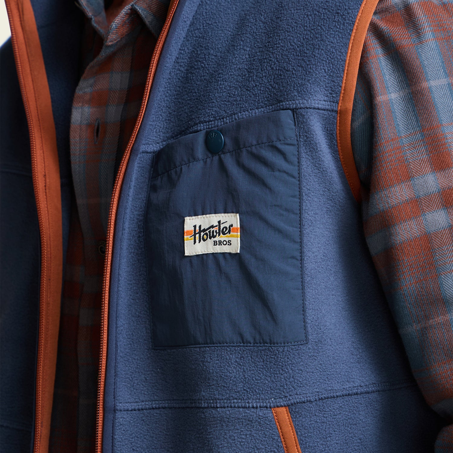 Free Range Fleece Vest - Nightfall - View 5