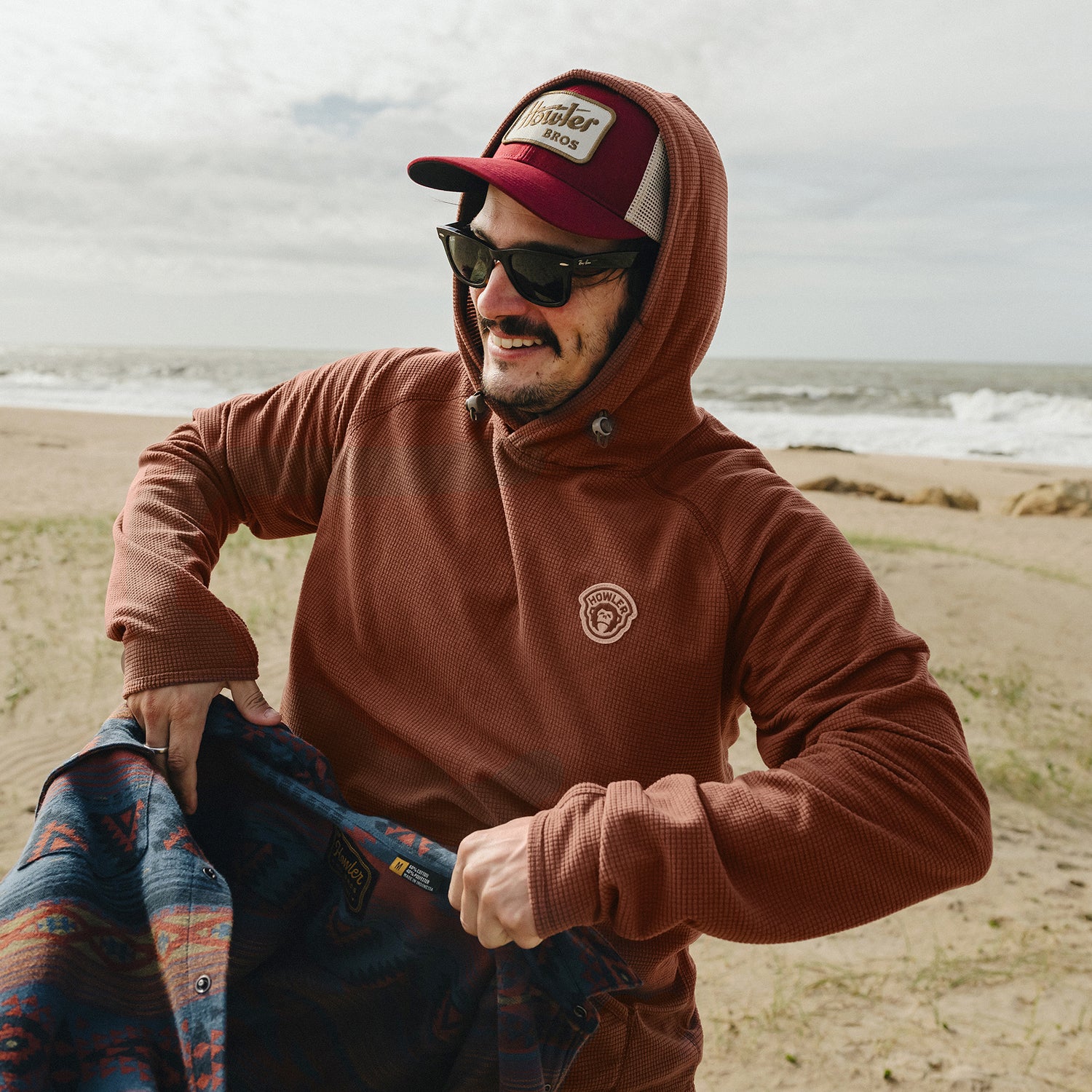 Palo Duro Fleece Hoodie - Mink Brown