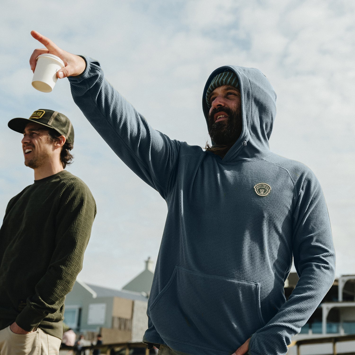 Palo Duro Fleece Hoodie - Stormy Sea