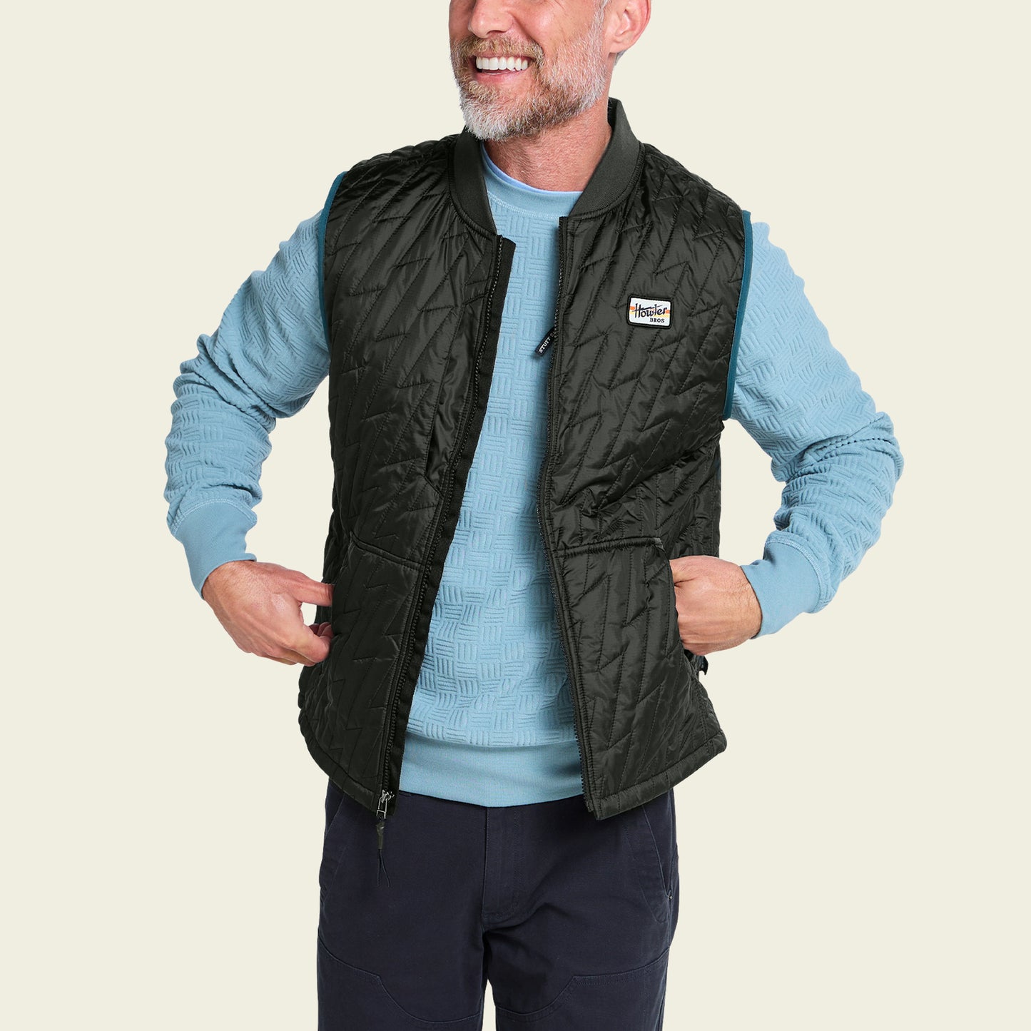 Voltage Quilted Vest - Carbonite - View 4