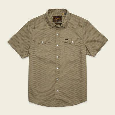 H Bar B Snapshirt - Lockhart Floral : Olive