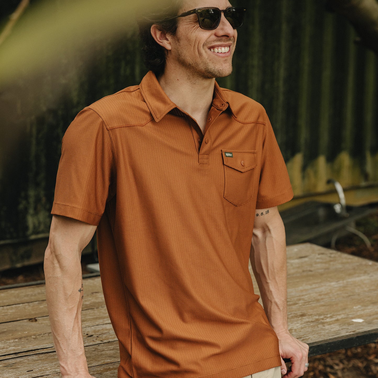 Ranchero Tech Polo - Mocha - View 2