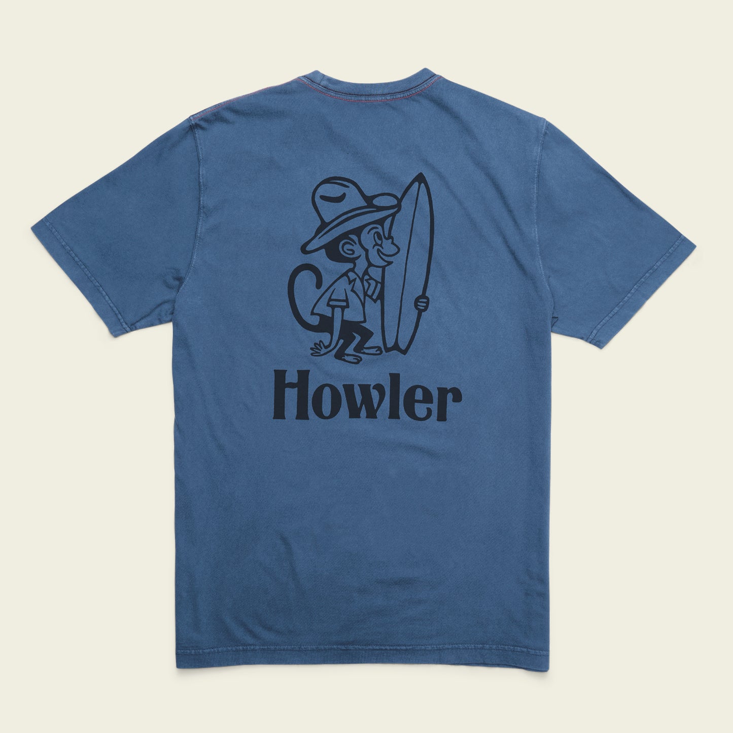 El Monito Surfs Cotton Pocket T-Shirt - Key Largo - View 1