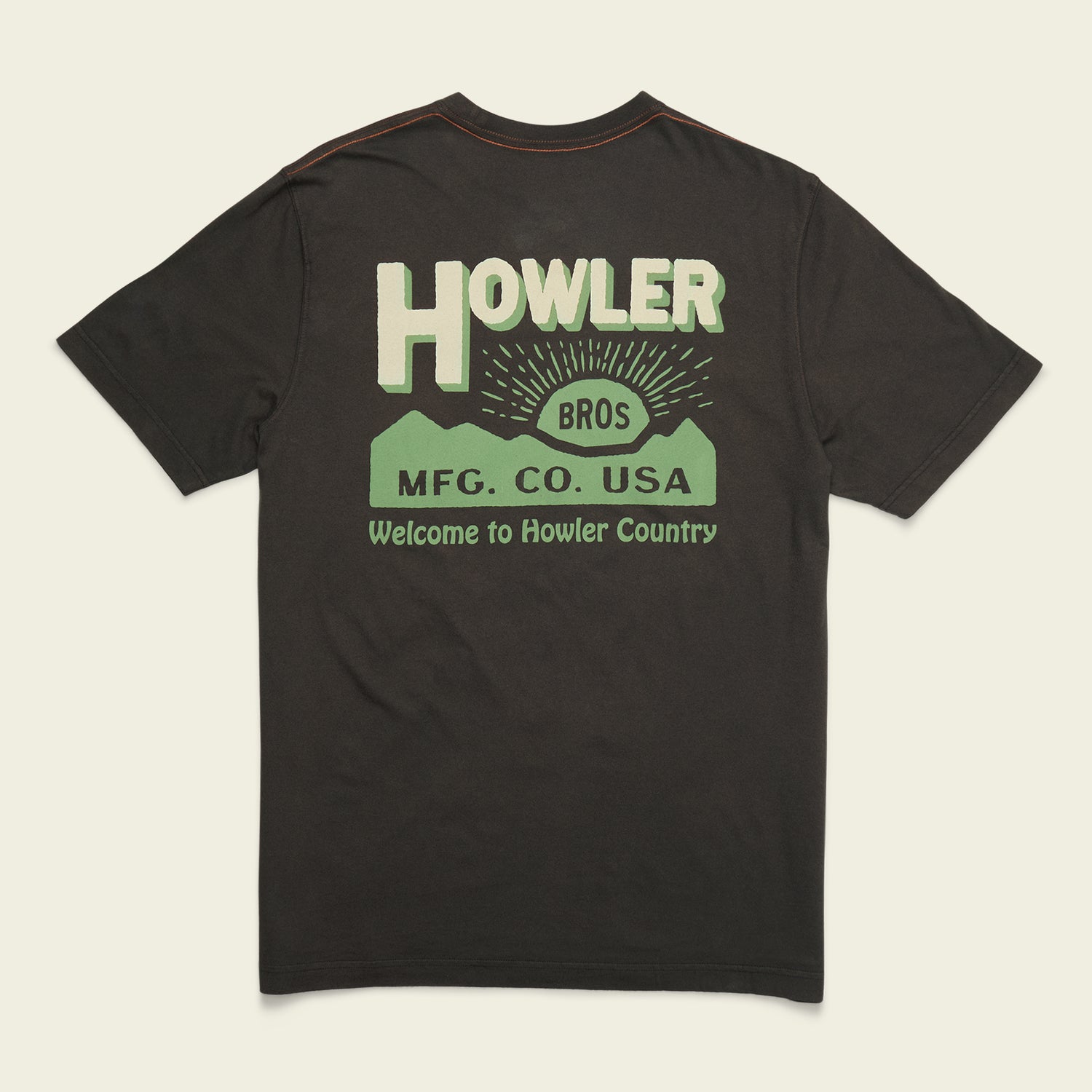 HB Mfg. Co. Cotton Pocket T-Shirt - Antique Black