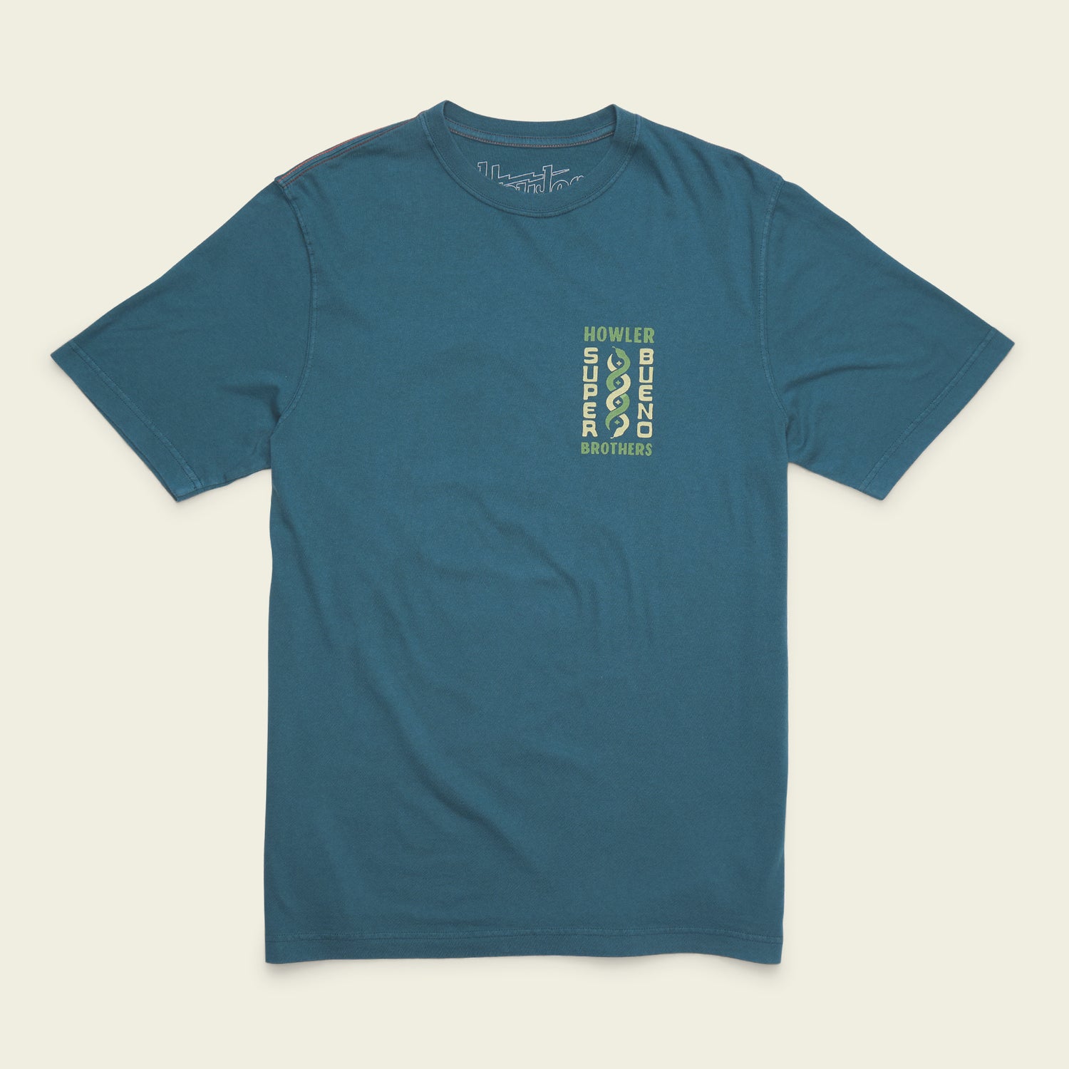 Super Bueno Serpientes Cotton T-Shirt - Storm - View 3