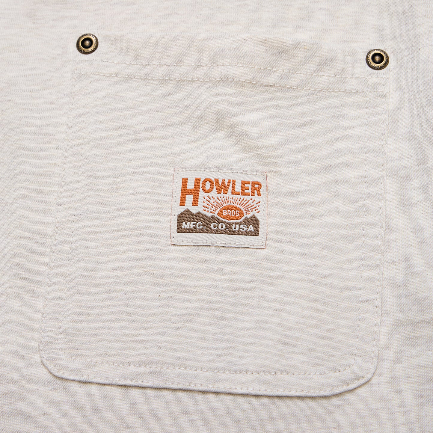 HB Trade T-Shirt - Oatmeal Heather - View 4