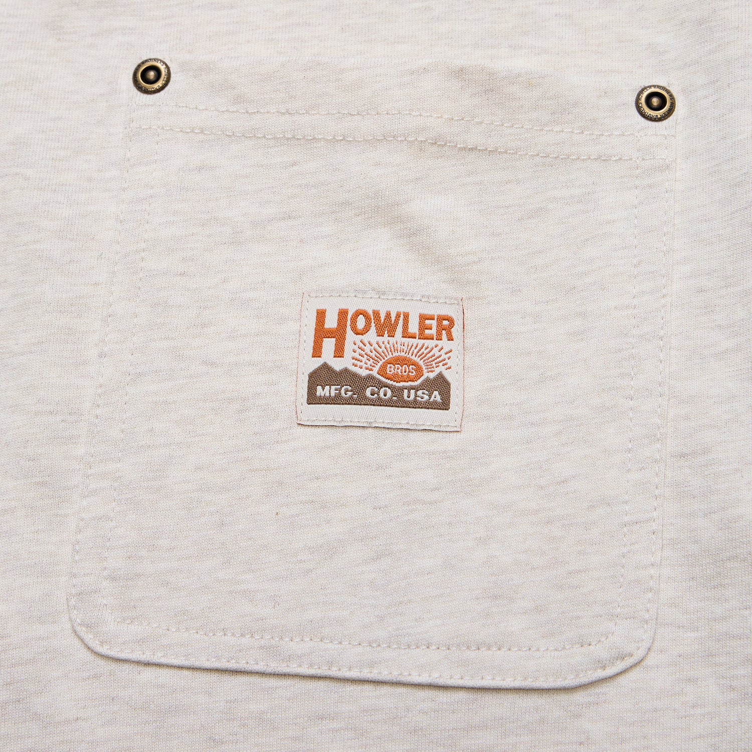 HB Trade T-Shirt - Oatmeal Heather - View 4