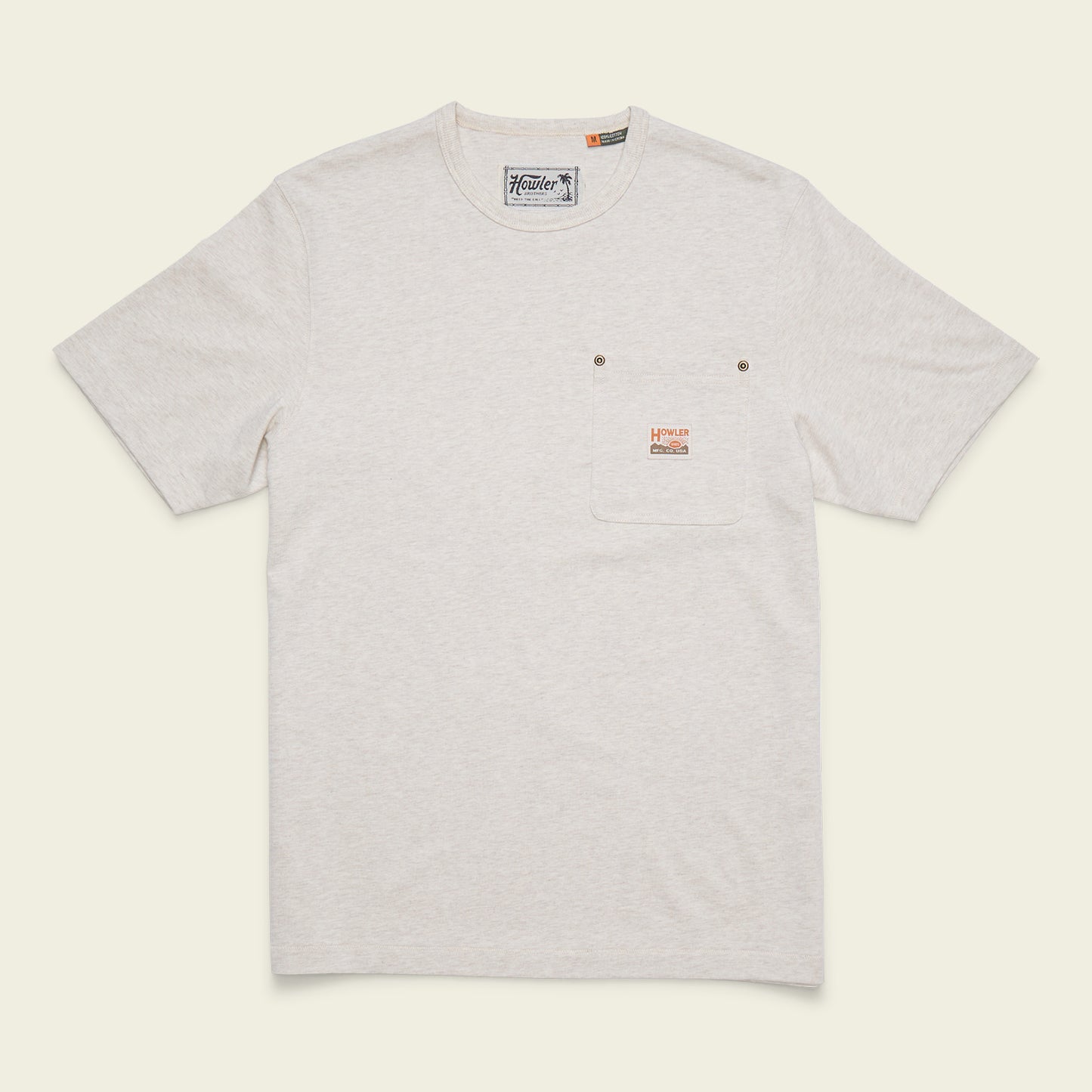 HB Trade T-Shirt - Oatmeal Heather - View 1