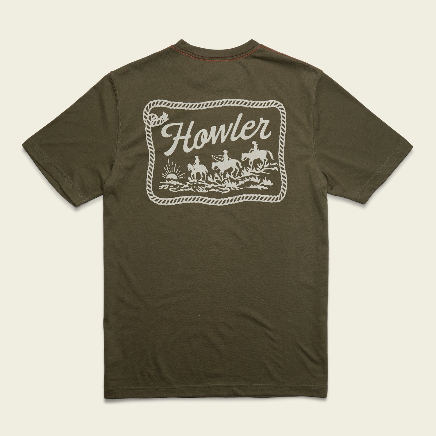 Howler Posse T-Shirt - Dark Olive