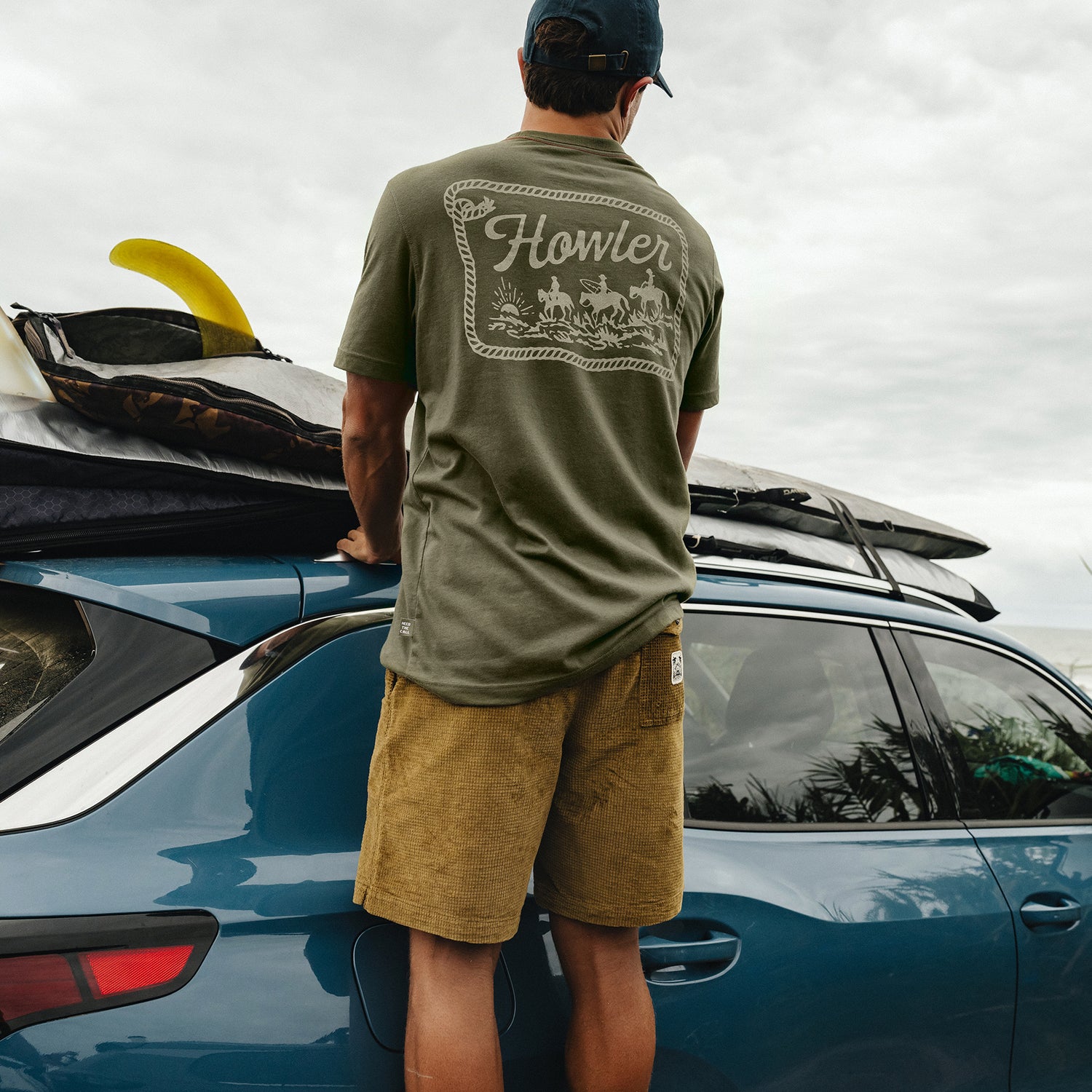 Howler Posse T-Shirt - Dark Olive